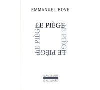 Le Piège - Emmanuel Bove - Gallimard - Poche - Livre