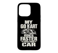 Le Pilote de Karting en détresse My Go Kart va Plus Vite Que Coque pour iPhone 15 Pro Max