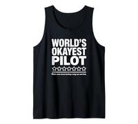 Le Pilote Le Plus OK du Monde - Pilote drôle Débardeur
