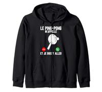Le Ping-Pong m'appelle Et Je Dois Y Aller Tennis De Table Sweat à Capuche