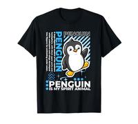 Le Pingouin est Mon Animal Spirituel, Dessin animé Kawaii, Pingouins drôles T-Shirt