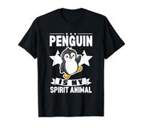Le Pingouin est Mon Animal Spirituel, Dessin animé Kawaii, Pingouins drôles T-Shirt