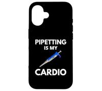 Le pipetage, c'est mon cardio : biologie drôle, science amusante, ADN Coque pour iPhone 16