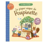 Collectif – Le bois fleuri : Le pique-nique de Poupinette – Cartonné, Document jeunesse