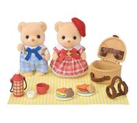 Sylvanian Families - Poupée - Le pique-nique gourmand des Ours Biscuit - Multicolore