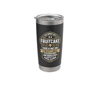 Le pire, c'est qu'il aime cuisiner un gâteau aux fruits pour Thanksgiving Gobelet isotherme en acier inoxydable double paroi