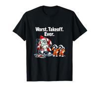 Le Pire décollage jamais Mignon UFO Pun Space Rocket Design T-Shirt