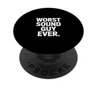 Le Pire Gars du Son de Tous Les Temps : Dicton Amusant PopSockets PopGrip Adhésif