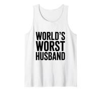 Le Pire Mari du Monde idée d'humour drôle pour Homme Débardeur