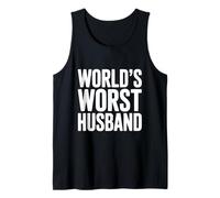Le Pire Mari du Monde idée d'humour drôle pour Homme Débardeur