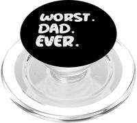 Le Pire Papa de Tous Les Pires Cadeaux de Tous Les Temps, Les Pires Costumes, Les Pires Papas PopSockets PopGrip pour MagSafe