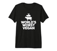 Le Pire régime végétalien du Monde - Funny Keto Diet T-Shirt Haut de Gamme