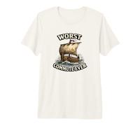 Le Pire Trajet jamais - Navire Grec Ancien inspiré de l'Odyssée T-Shirt Haut de Gamme