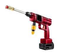 Le Pistolet De Lavage À La Vapeur Pulvérisateur Lave-Auto Haute Pression sans Fil Fournit Machine Nettoyage avec Boîte en Plastique for Batterie 18V Nettoyage Puissant(One big Battery)