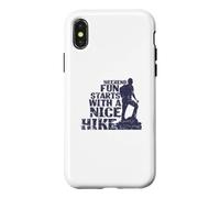 Le Plaisir du W nd Commence par Un Joli Passe-Temps de randonnée Coque pour iPhone X/XS