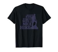 Le Plaisir du W nd Commence par Un Joli Passe-Temps de randonnée T-Shirt