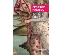 Le plaisir effacé Clitoris et pensée - Catherine Malabou - Rivages - Poche - Essai