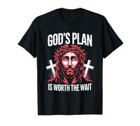 Le Plan de Dieu Vaut la Peine d'attendre | Christian Streetwear T-Shirt