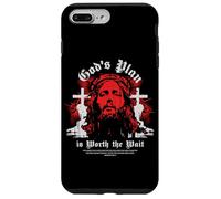 Le Plan de Dieu Vaut la Peine d'attendre Jésus Religieux chrétien Coque pour iPhone 7 Plus/8 Plus