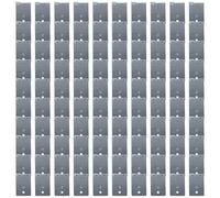 Le plan en acier épais renforcé renforce la zone de joint pour les entrées en bois, stabilisateurs universels de charnières de porte