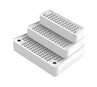 Le plan en couches du tapis poubelle intelligent à 3 rangs minimise le de l ' ABS permanent, face antidérapante, assemblage facile, moderne pour plusieurs résidences Puss, contrôle des déchets