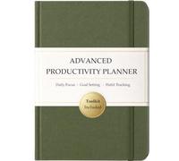 Le planificateur de productivité avancé - Système de planification quotidienne, hebdomadaire et mensuelle non daté avec blocage du temps, définition d'objectifs et suivi des habitudes Boîte à outils