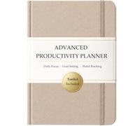 Le planificateur de productivité avancé - Système de planification quotidienne, hebdomadaire et mensuelle non daté avec blocage du temps, définition d'objectifs et suivi des habitudes Boîte à outils