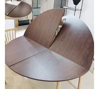 Le plateau de table rond en bois de 120 cm à 200 cm de diamètre permet d'économiser de l'espace，Grand plateau rond pliable uniquement,Plateau mobile en bois massif,Table de banquet de restauration san