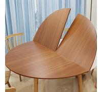 Le plateau de table rond en bois de 120 cm à 200 cm de diamètre permet d'économiser de l'espace，Grand plateau rond pliable uniquement,Plateau mobile en bois massif,Table de banquet de restauration san