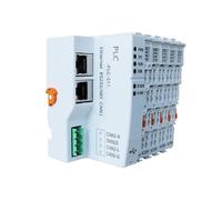 Le PLC-511 dispose d'un commutateur d'exécution de programme et d'un bouton de réinitialisation. Les ports RS232/485 et CAN peuvent être utilisés simultanément.