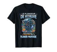 Le Plongeur de Vitruve Humour Plongée sous-Marine Cadeau T-Shirt