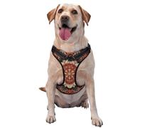 Le plus beau harnais à fleurs pour chiens de petite, moyenne et grande taille - Sangles réfléchissantes, ajustement réglable avec boucles à dégagement rapide