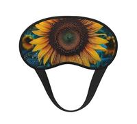 Le plus beau masque de sommeil tournesol pour dormir sur le côté, masque occultant pour les yeux pour homme et femme, masque de sommeil sans pression, doux, respirant, confortable pour dormir la nuit