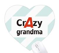 Le plus cool, la plus folle, grand - mère. Jeux de tapis de souris en forme de coeur