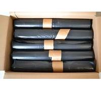 Le Plus de l'Entretien® 100 Sacs Poubelle Grande Capacité 130L - Lien de Fermeture, Ultra Résistant 65µ, Anti-Fuites, Noir Opaque