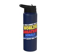 Le plus grand Donald du monde prononce un drôle de nom Stainless Steel Insulated Water Bottle