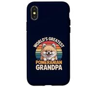 Le Plus Grand Grand-père poméranien du Monde Qui Aime Les Pompons drôles Coque pour iPhone X/XS