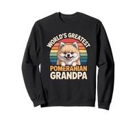 Le Plus Grand Grand-père poméranien du Monde Qui Aime Les Pompons drôles Sweatshirt