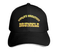 Le Plus Grand ivrogne Ivre Ivre Oncle fête des pères Casquette de Baseball Casque de sécurité Chapeau de Luxe Alpinisme Femme Plage Homme