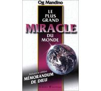 Le plus grand miracle du monde de Mandino. Og (2008) Broché