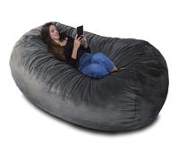 Le Plus Grand Sac DE Siege d'europe ! - Pouf Premium XXL - Pouf géant avec Remplissage de Mousse à mémoire de Forme - 1500 l