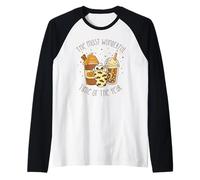 Le Plus Merveilleux Moment de l'année Halloween Coffee Meme Manche Raglan