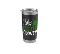 Le plus mignon Little Clover Saint Patrick bébé irlandais Gobelet isotherme en acier inoxydable double paroi