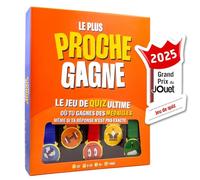 Platonia Games - Jeu d'ambiance Le Plus Proche Gagne - 1400 questions, 2-10 joueurs, dès 14 ans