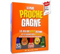 Le Plus Proche Gagne - Vainqueur Grand Prix du Jouet 2025 - Le Jeu De Quiz Ultime - Jeux de société Famille - Jeux d’Ambiance & Culture générale - Cadeau Familles & Amis.