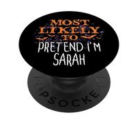 Le plus susceptible de Hocus Pocus Halloween fait semblant d'être Sarah PopSockets PopGrip Adhésif
