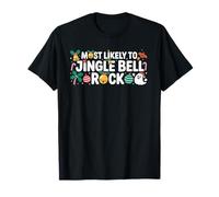 Le Plus susceptible de Jingle Bell Rock Halloween et X'Mas Matching T-Shirt