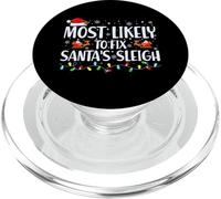 Le Plus susceptible de réparer Le traîneau du Père Noël Assorti à la Famille PopSockets PopGrip pour MagSafe