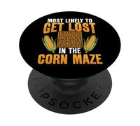 Le Plus susceptible de se Perdre dans Le Labyrinthe de maïs Assorti PopSockets PopGrip Adhésif