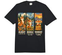 Le Plus Vieux, C'est Moi Qui Fixe Les règles, Le Milieu, Je suis la Raison pour laquelle Nous Avons des règles Comfort Colors Adult Heavyweight T-Shirt